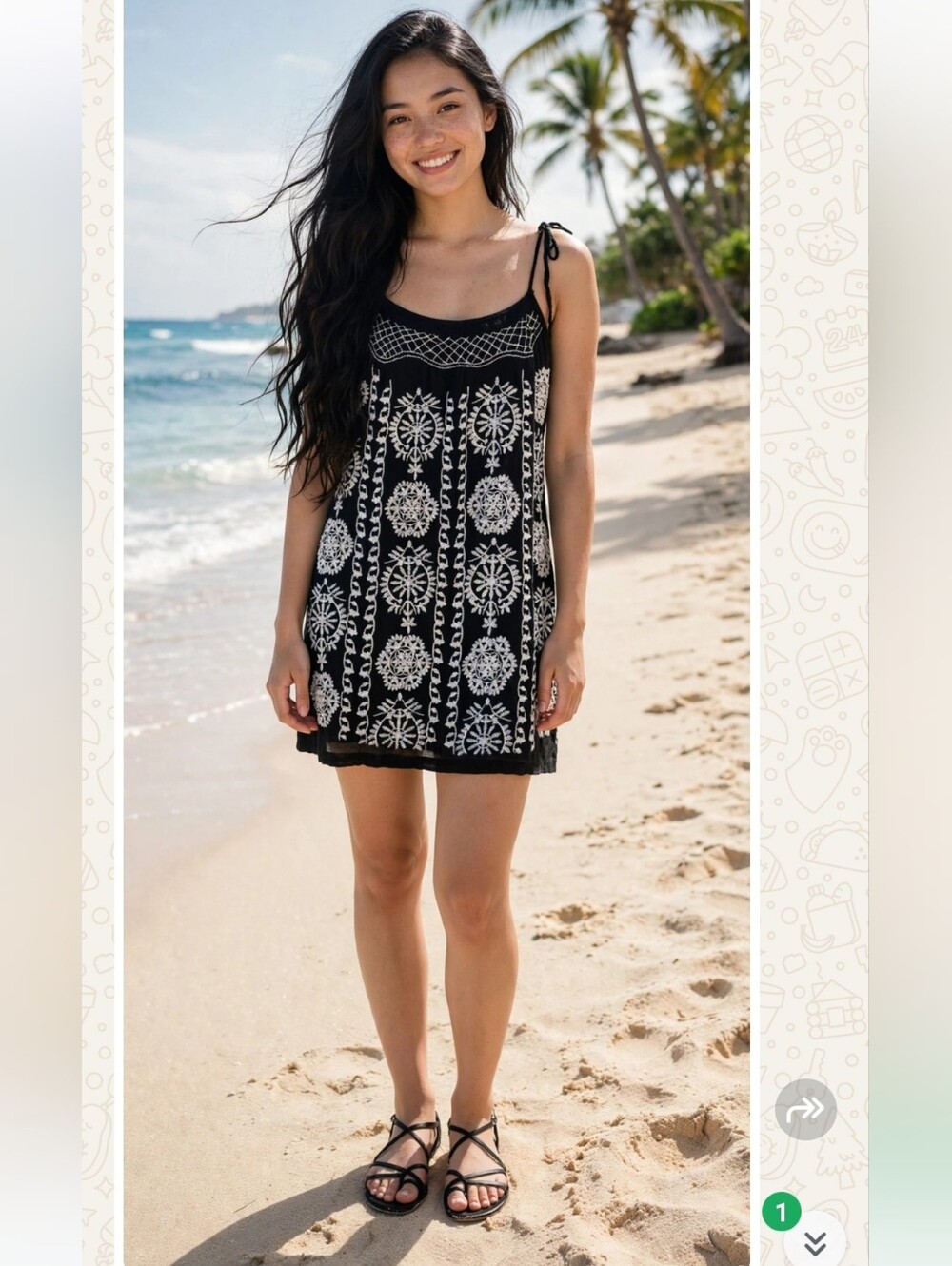 Embroidery dress